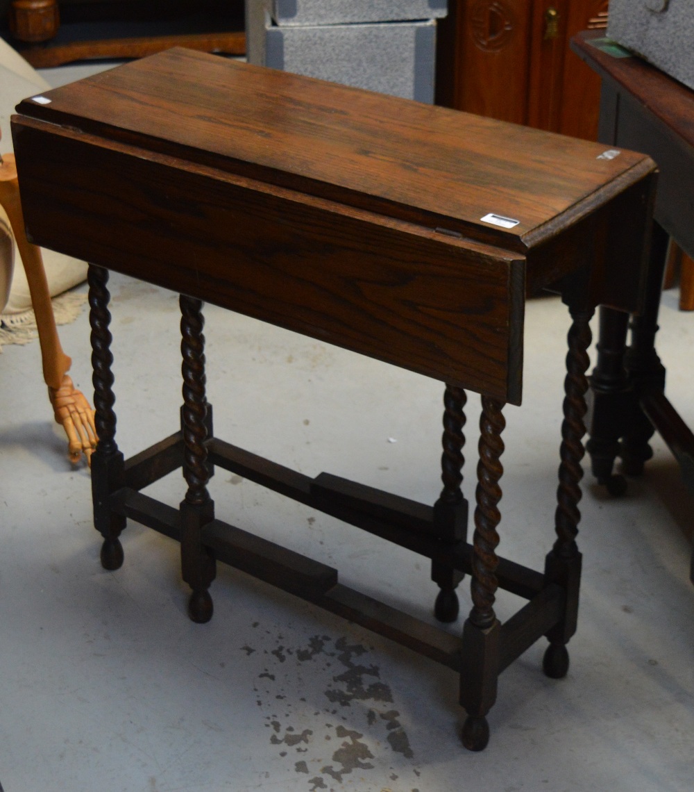 A pair of retro modified school desks, - Image 2 of 2