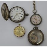 Russells Ltd, Liverpool; a hallmarked silver full hunter pocket watch,