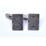 A pair of silver Georg Jensen cufflinks, approx 13.3g.