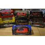 Ten various boxed 1:18 scale cars (10).