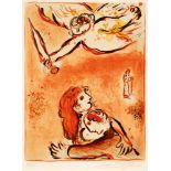Chagall Marc 1887 Witebsk - 1985 Vence "Le visage d'Israel". Farblithografie. 25/50. Signiert.