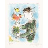 Chagall Marc 1887 Witebsk - 1985 Vence "L'aurore". Farblithografie auf Büttenpapier. 14/50.