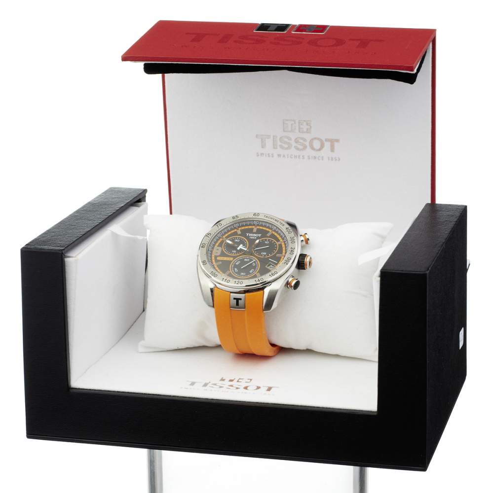 Chronograph "Tissot" PR3 330 Tony Parker, Limited Edition 2012. Stahlgehäuse. Originales Armband aus - Image 3 of 3