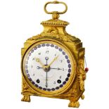 Offiziers-Reiseuhr Um 1800. Robert & Courvoisier Genf und La Chaux-de-Fonds. Gehäuse aus