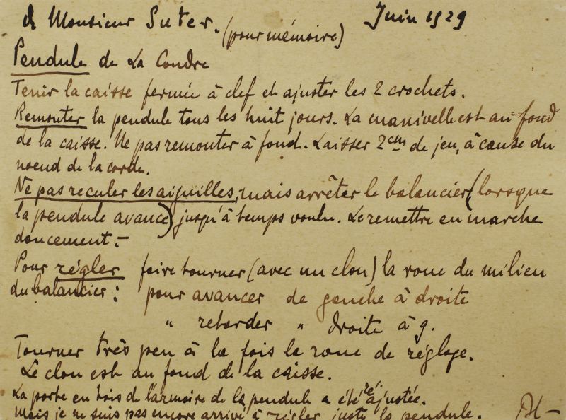 Sekundenpendeluhr Frankreich Anfang 20. Jh. Frontal verglastes Gehäuse aus Nussbaumholz. - Image 12 of 12