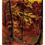 Haffen Lucien 1888 - 1968 "Sous-bois d'automne". Oel auf Leinwand. Unten links signiert, datiert