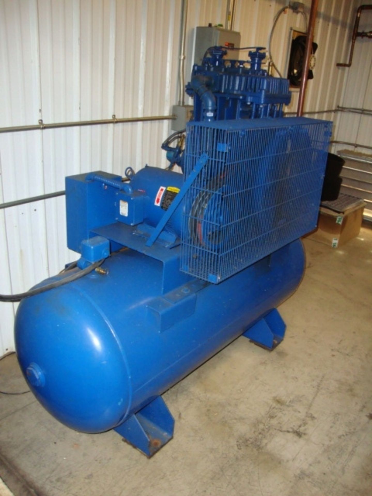 Quincy 10hp Compressor with 60gal Tank & Magnetic Starter, Model# 350QRB, 208-230V, 3ph