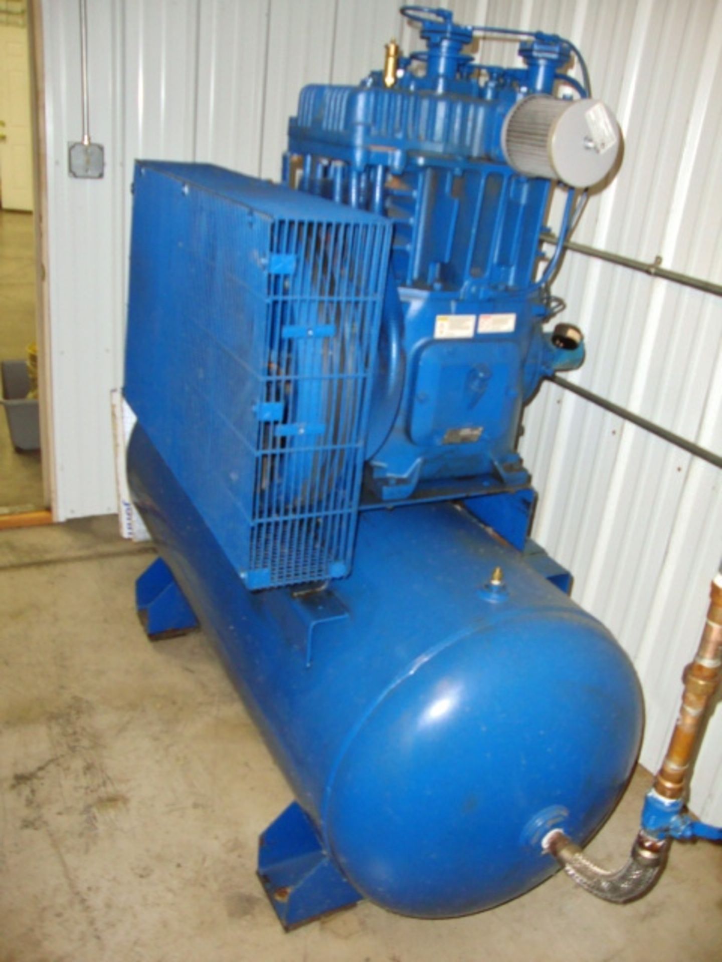 Quincy 10hp Compressor with 60gal Tank & Magnetic Starter, Model# 350QRB, 208-230V, 3ph - Image 2 of 5