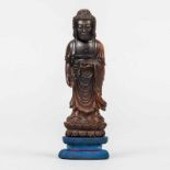 Figura de Buda realizado en cuerno de rinoceronte. Trabajo Chino, Finales del Siglo XIX  Principios