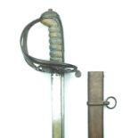 An 1822 Pattern Rifle Officer's sword too the Duke of York's Rifles by Salter, 81cm pipe backed