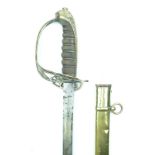 A Victorian 1822 Pattern Infantry Officer's Levee sword, 78cm fullered blade by SIMMONS, LONDON,