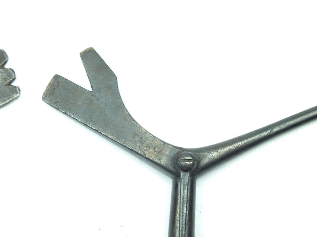 Two various Brunswick Rifle combination tools, the first with spanner aperture, pricker, nipple key, - Image 6 of 9