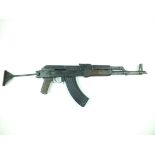 A deactivated Egyptian Ak47 or Maadi, 37cm sighted barrel, stamped with the serial no. 42159,