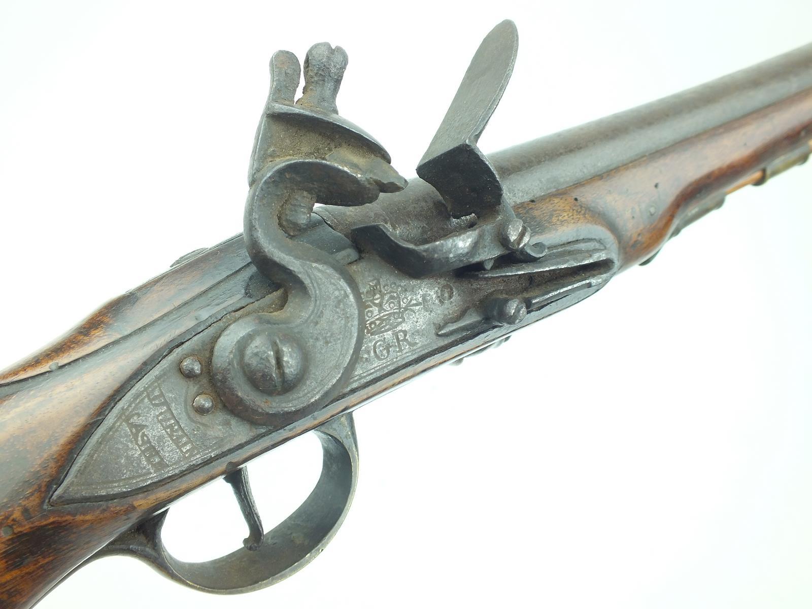 A Dublin Castle flintlock Light Dragoon pistol of carbine bore, 9inch slightly swamped barrel, - Image 3 of 10