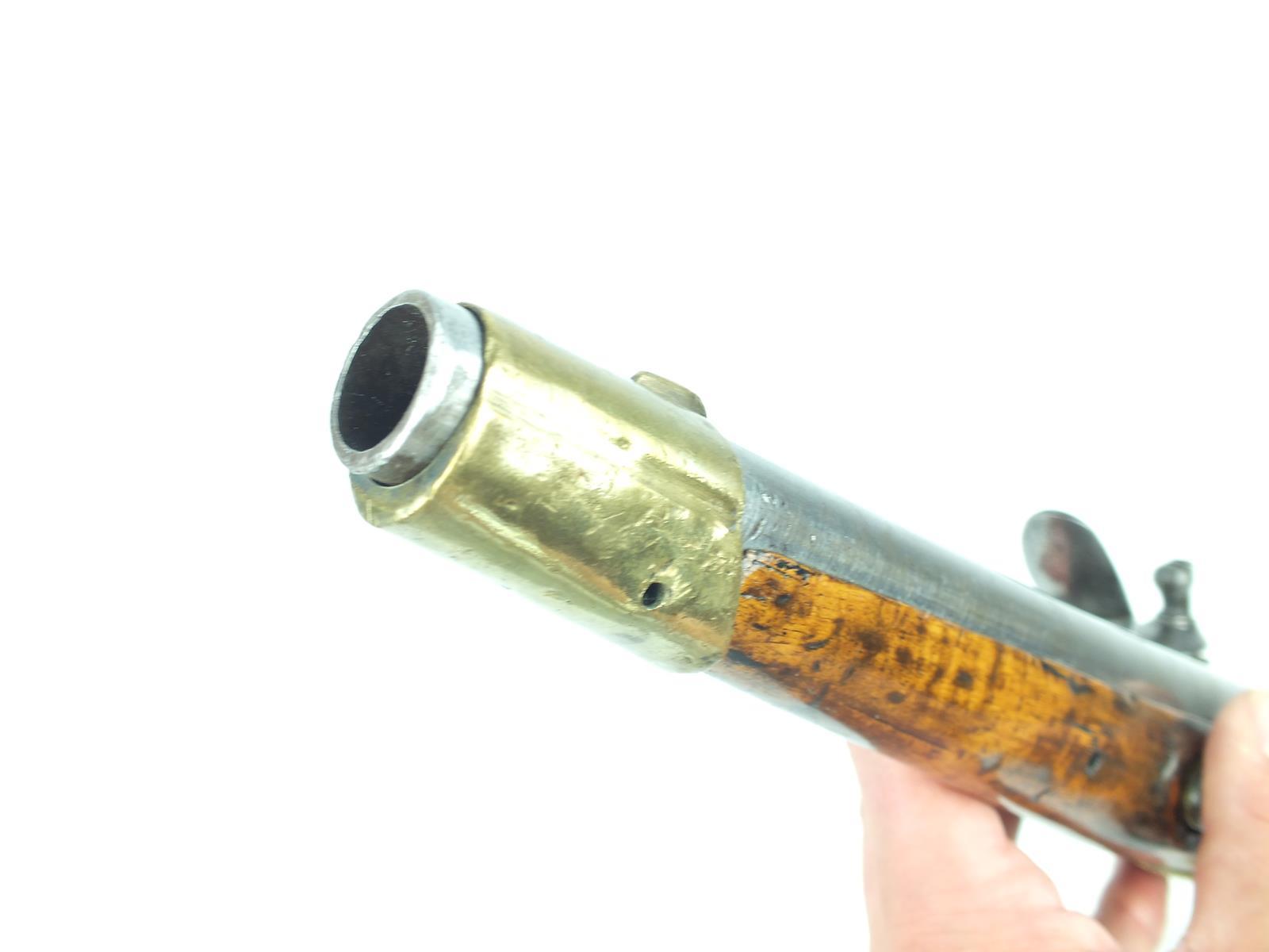 A Swedish Model 1738 flintlock Lifeguard's service pistol, 10inch sighted barrel stamped with a - Image 11 of 11