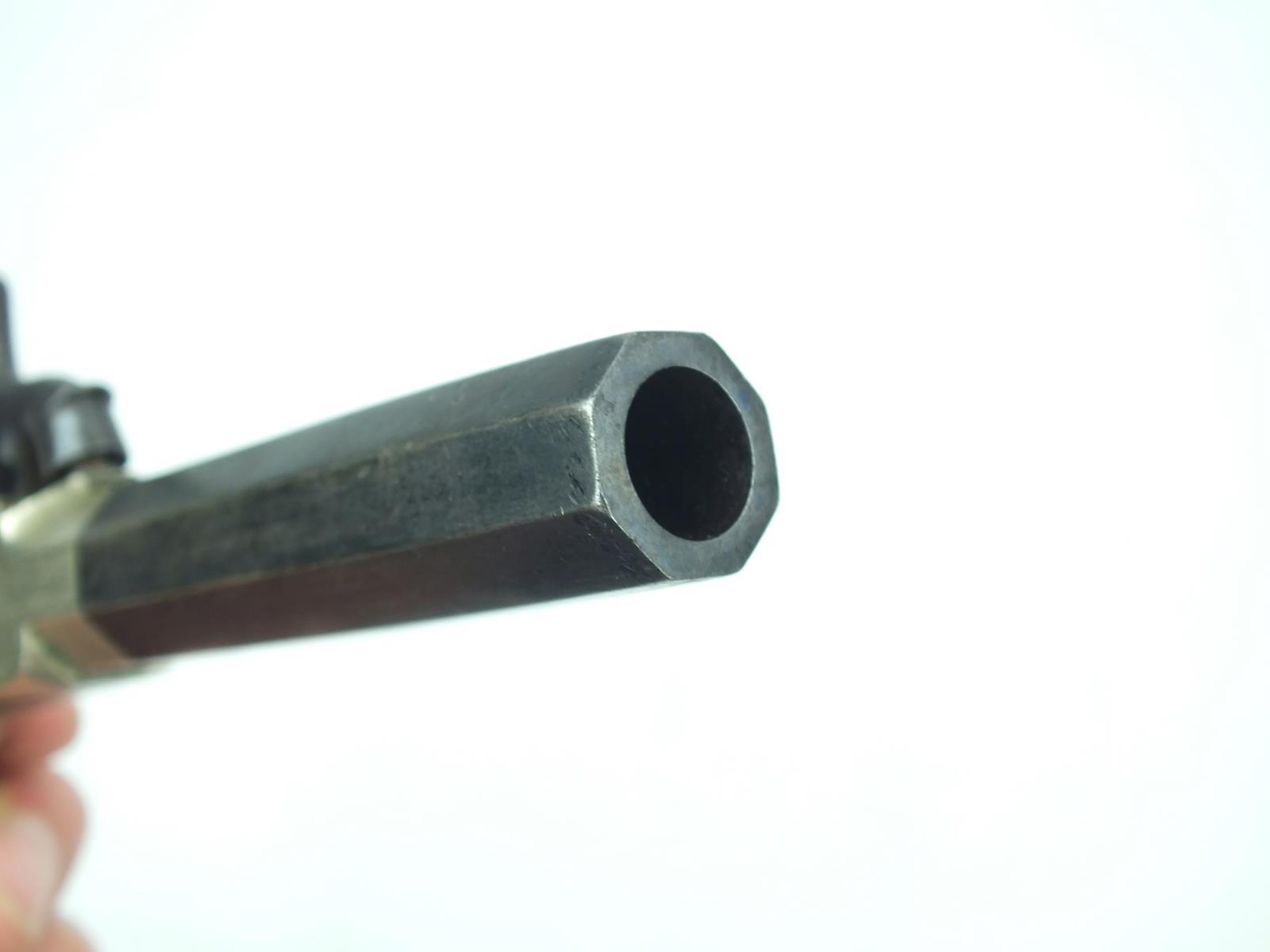 A percussion boxlock belt pistol by Blissett, 5inch sighted octagonal barrel engraved BLISSETT - Image 14 of 15