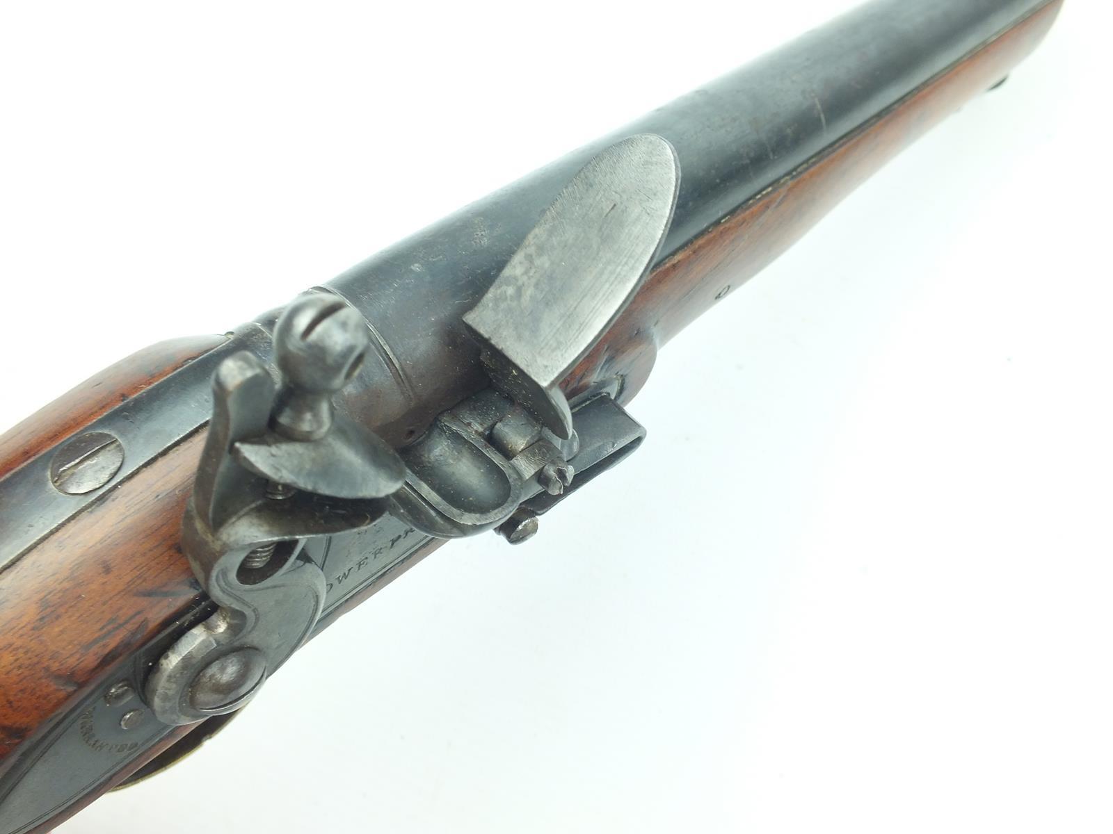 A flintlock Heavy Dragoon service pistol of musket bore, 9inch barrel, border engraved lock - Image 8 of 8