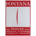 Exhibition Advertising Poster Fontana