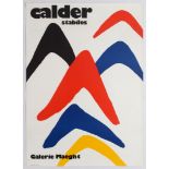 Advertising Poster Alexander Calder Stabiles 1971