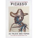 4 Advertising Posters Picasso exhibition Avignon