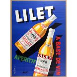 Advertising Poster Lilet Alcohol Wine Seguin