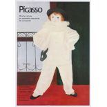 Exhibition Advertising Poster – Picasso Grand Palais Paul as a Pierrot
