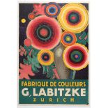 Advertising Poster Labitzke Jules de Praetere