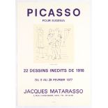 Exhibition Advertising Poster Picasso For Eugenia