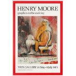 Exhibition Advertising Poster Henry Moore Tate Gallery