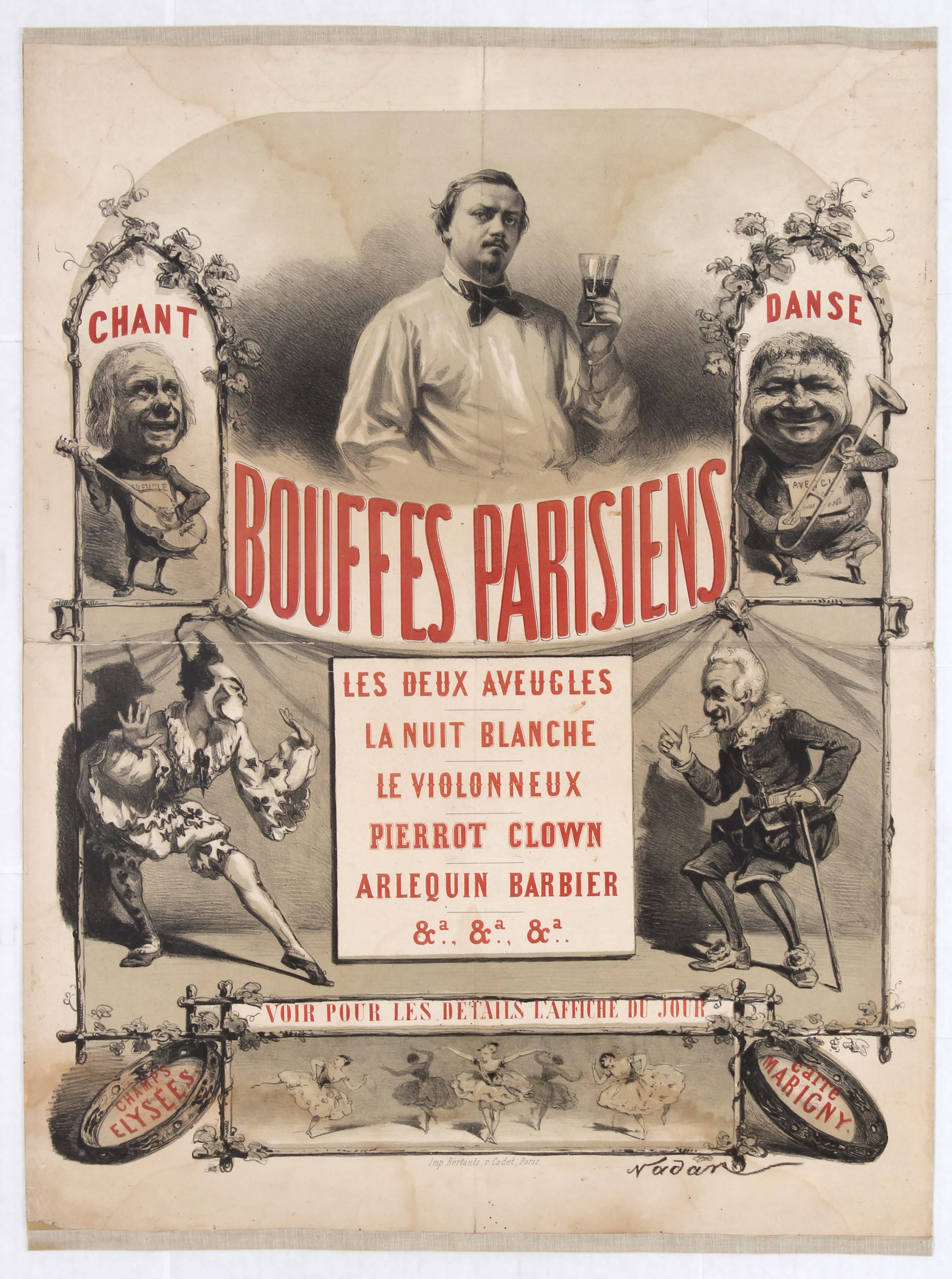 Advertising Poster Parisian Cabaret