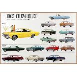 Advertising Poster 1965 Chevrolet Car Impala Bel Air