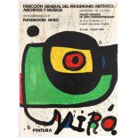Exhibition Poster Miro Paintings Madrid 1978