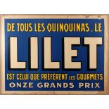 Advertising Poster Lilet Alcohol Quinquina