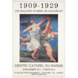 Exhibition Advertising Poster Diaghilev Russian Ballets