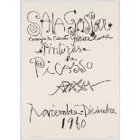 Exhibition Advertising Poster Picasso Sala Gaspar