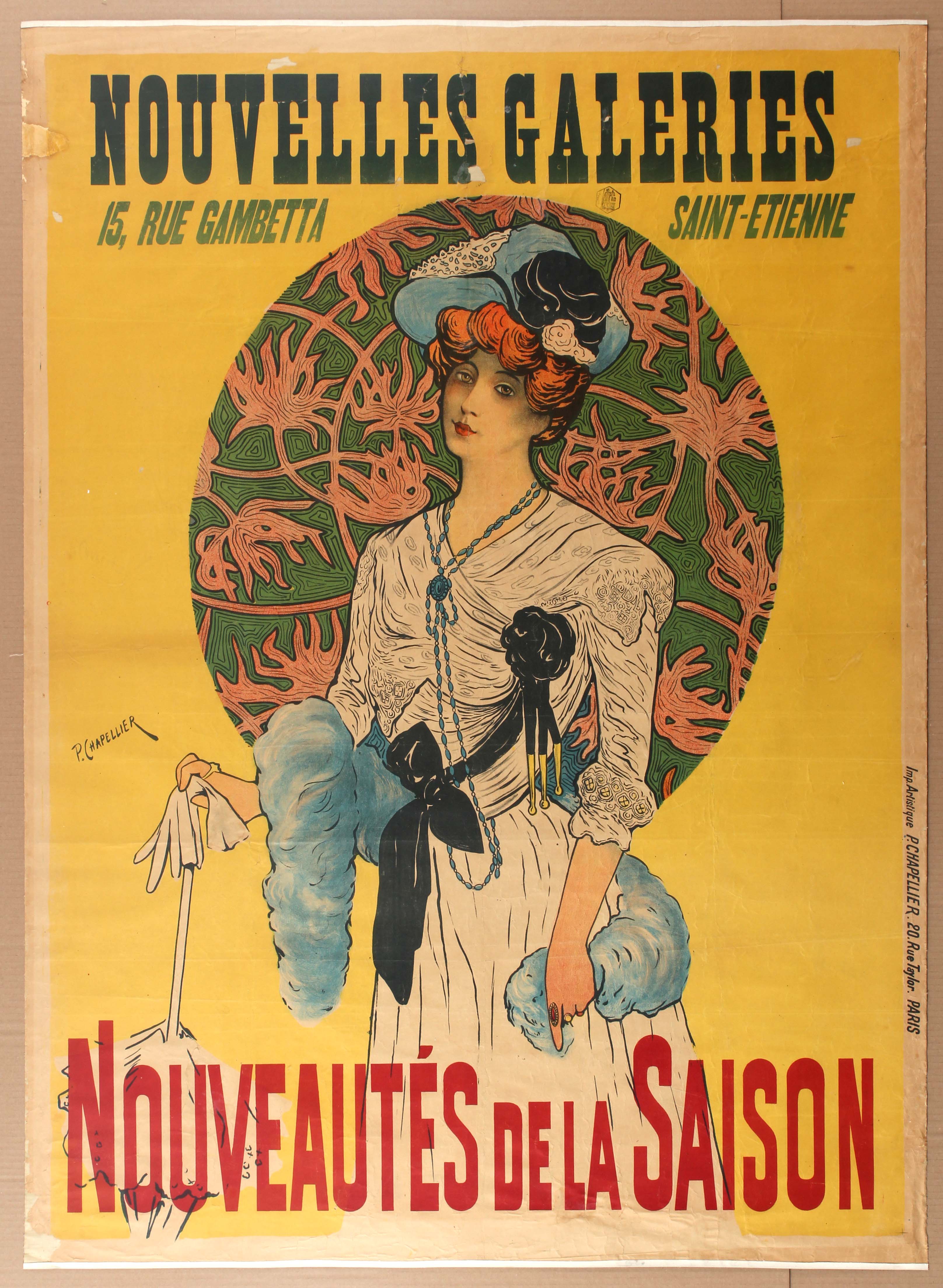 Advertising Poster Department France Belle Epoque