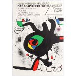 Exhibition Advertising Poster Miro Hamburg 1973