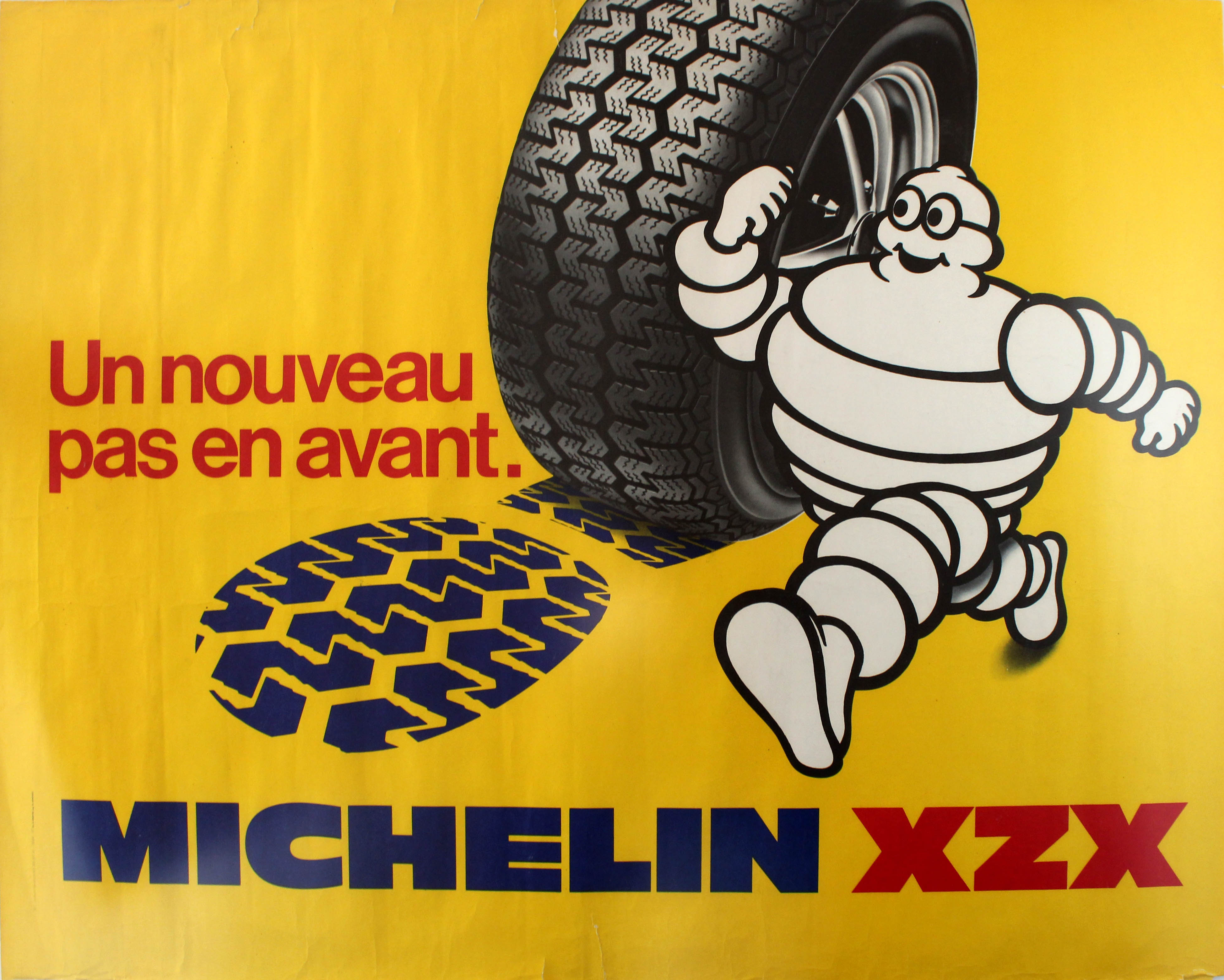 Advertising Poster Michelin Tyres Bibendum