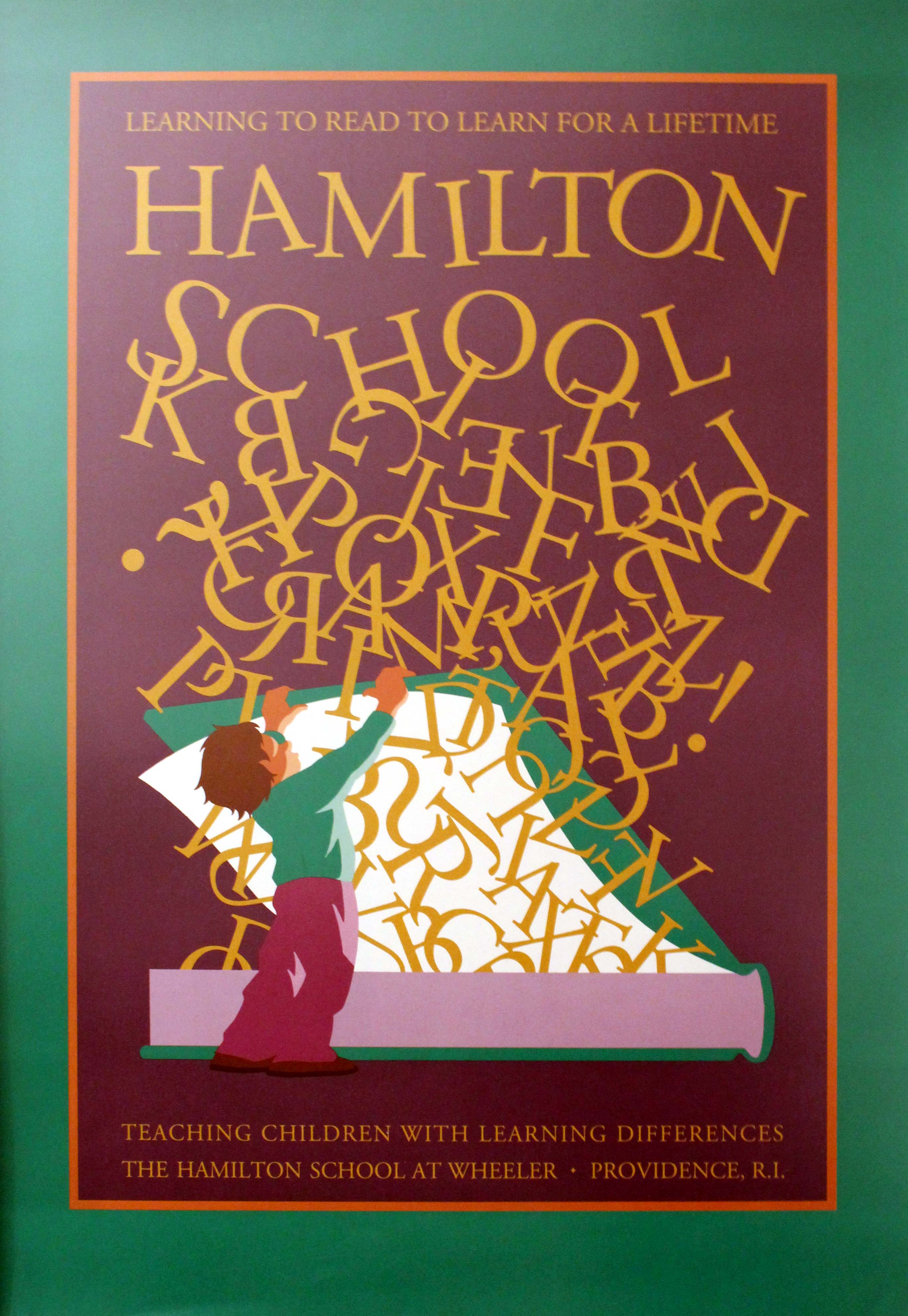 Advertising Poster Hamilton School USA Wheeler