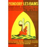 Travel Poster Mondorf-les-Bains Luxembourg