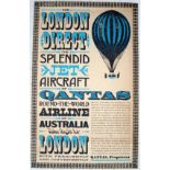 Advertising Posters For London Direct - Qantas