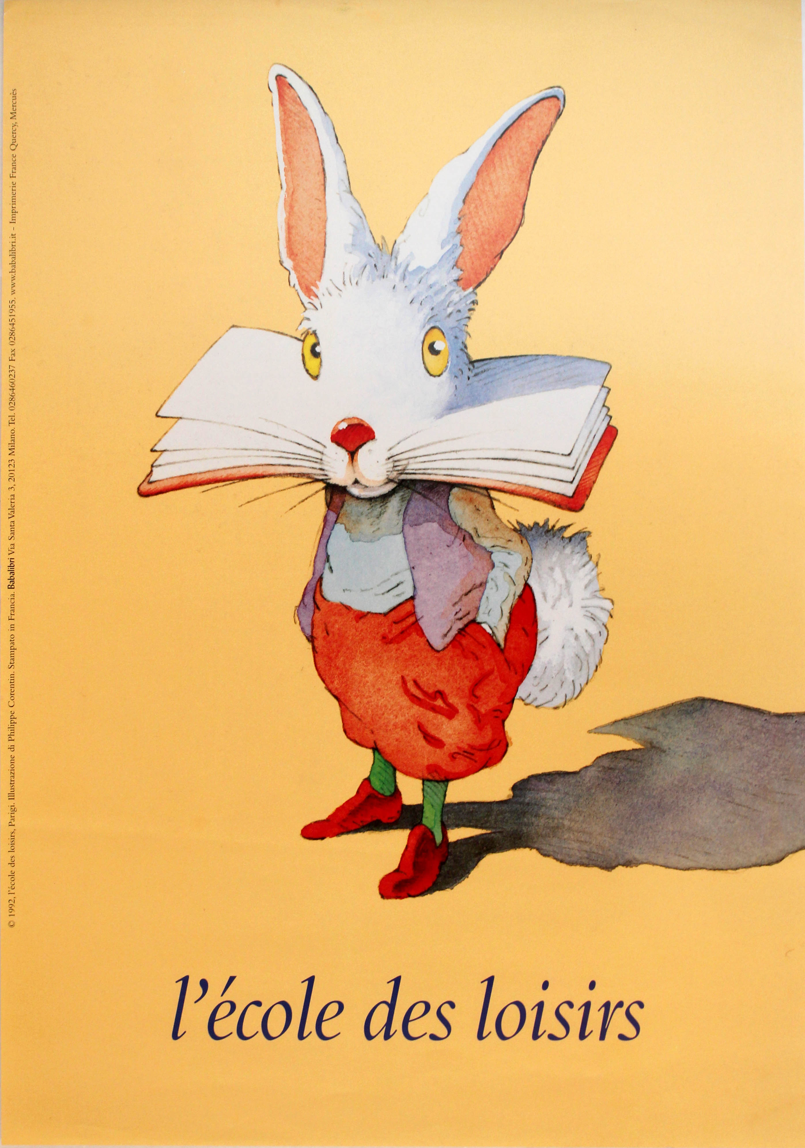 Advertising Posters Recreational School Rabbit