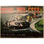 Sport Poster Motorcycle World Cup Brno 1972