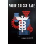 Travel Poster Art Deco Swiss Fair Basel 1938