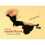 Advertising Poster Goodyear Soles - Telephone