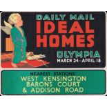 Advertising Posters Ideal Homes Olympia Daily Mail 1936