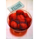 Original 1942 advertising poster Frisco strawberries Swiss