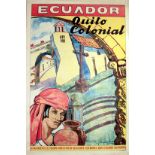 Travel Posters Ecuador, Quito Colonial