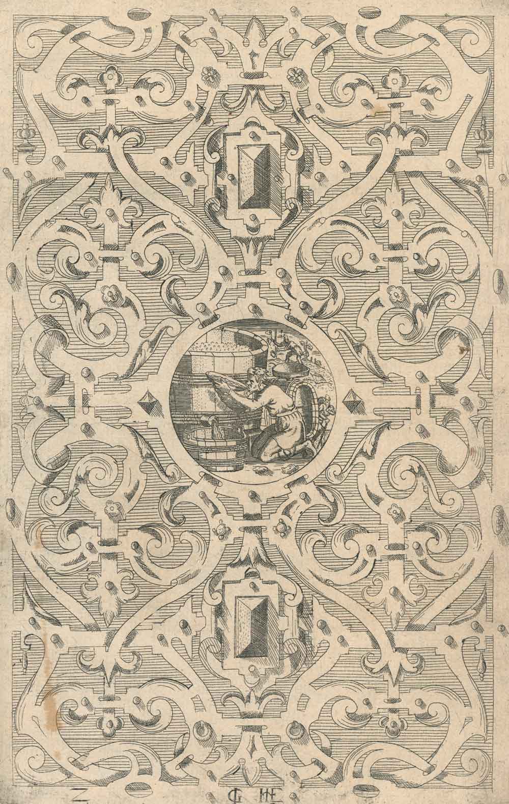 (Ebelmann,J.J. Architectura Lehr und Kunstbuch... Köln, J.Bussemecher 1599 oder 1600). Fol. 15 ( - Image 2 of 5