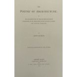 Ruskin,J. The poetry of Architecture: or, The Architecture of the Nations of Europe considered in